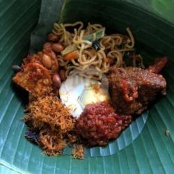 Nasi Jinggo Daging Sapi   Sate Lilit