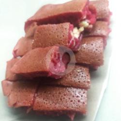 Martabak Red Velvet Keju Campur Coklat Susu