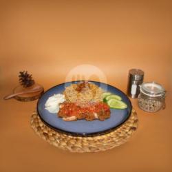 Ayam Geprek Crispy   Mie