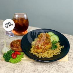 Promo Mie Ganas Ayam Geprek (free Es Teh)