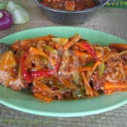 Ikan Kuek  Asem Masnis Tasnpa Nasi