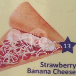 Crepes Strawberry Banana Cheese