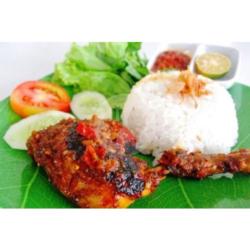 Nasi Ayam Kampung Bakar Bumbu Rujak