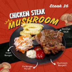 Chicken Steak Mushroom Sauce