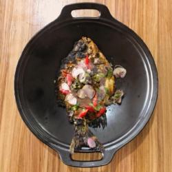 Ikan Bawal Bakar   Sambel Acar