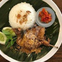 Nasi Uduk Puyuh Bakar