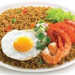 Mie Pedas Telor Ceplok