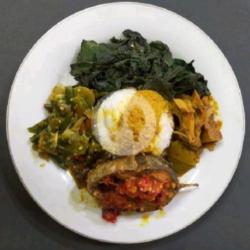 Nasi Paket Komplit Ikan Tongkol Balado