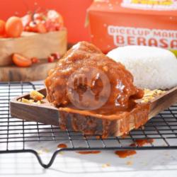 Ayam Crispy Saus Barbeque Tanpa Nasi