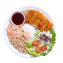 Oat Crusted Teriyaki Chicken Plate