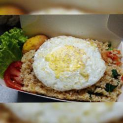 Nasi Goreng Gurih Pedas  Telor Ceplok Tahu