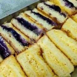 Roti Bakar Keju Blueberry Susu