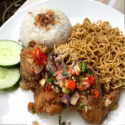 Nasi Ayam Matah   Mie