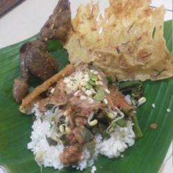 Nasi Pecel Sate Ati Rempela