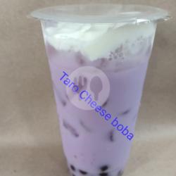 Taro Cheese Boba