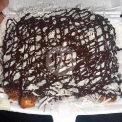 Pisang Keju Crispy Glaze Coklat