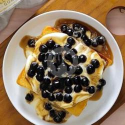 Hot Chocolate   Boba Toast