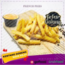 Kentang Goreng Topping Saus Keju