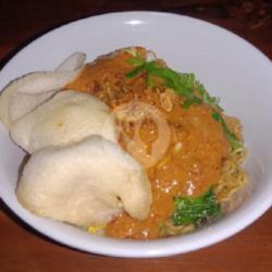 Paket Teh   Mie Lontong Tahu Telur Saos Kacang