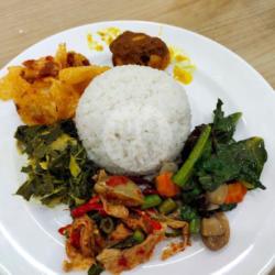 Nasi Sayur   Rendang Telur