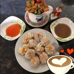 Dimsum Mix Isi 10 Pcs - Chicken Shrimp, Smoke Beef, Tuna, Jamur, Crab Stik Dan Udang