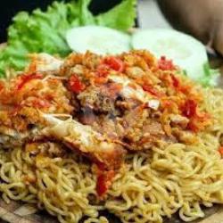 Indomie Goreng Sayap Geprek