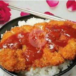 Nasi Ayam Katsu  Saus Katsu