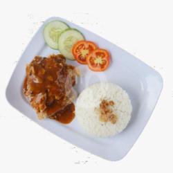 Paket Nasi Ayam Saus Blackpaper