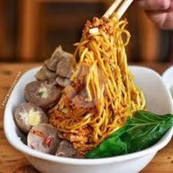 Mie Ayam Jamur Goreng Jumbo Bakso Biasa