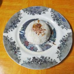 Nasi Uduk Putih   Bawang