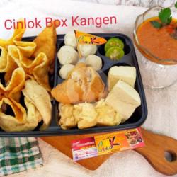 Cinlok Box Kangen (cilok Siomay Batagor) Free Drink