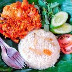 Nasi   Paha Penyet Sambal Bawang