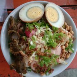 Bubur Ayam Komplit Telor Satu   Sate Satu