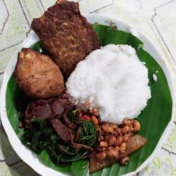 Bubur Gudeg  Sambel Goreng Tempe Bacem