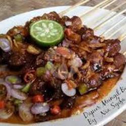 Sate Ayam Bumbu Kecap   Lontong