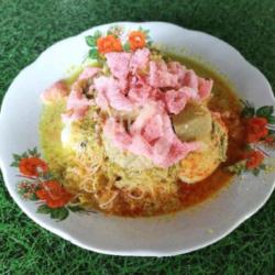 Lontong Gulai Nangka Telor Balado