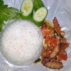 Asin Cumi Sambel Matah Nasi