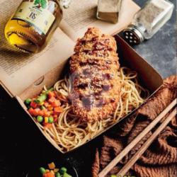 Spaghetti Chicken Katsu