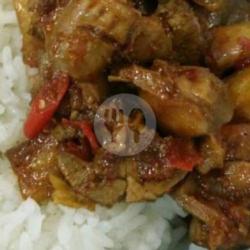 Nasi   Ati Ampela   Tempe Tahu   Lalapan Sambal