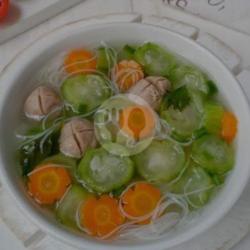 Sayur Oyong,soun,bakso Wortel