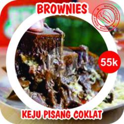 Keju Pisang Coklat - Brownies