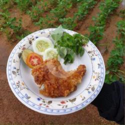 Ayam Goreng Lalapan Mini(paha) Sambal Terasi