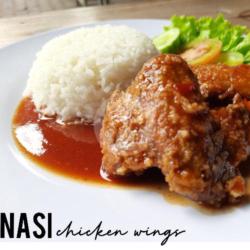 Nasi Chicken Wings