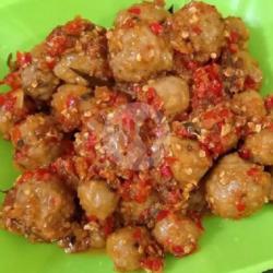 Bakso Oseng Saos Gochujang Pedas