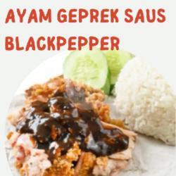 Ayam Saus Blackpepper (tanpa Nasi)