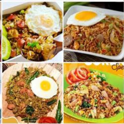 Nasi Goreng Spesial S3 ( Telor,teri,sosis,ayam Suwir)