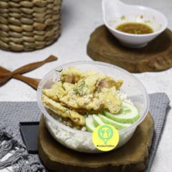 Promo Ricebowl Nasi Jeruk Ayam / Cumi / Dori Salted Egg