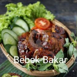 Bebek Bakar   Nasi