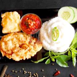 Ayam Geprek Ekonomis Sambel Merah