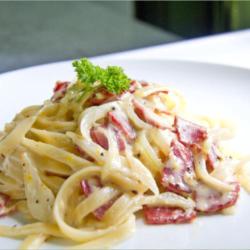 Fettucinne Carbonara Reg